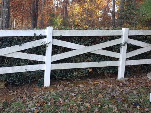 After Fencing Cleaning by Soft Wash Roof Cleaning Services in Indian Trail